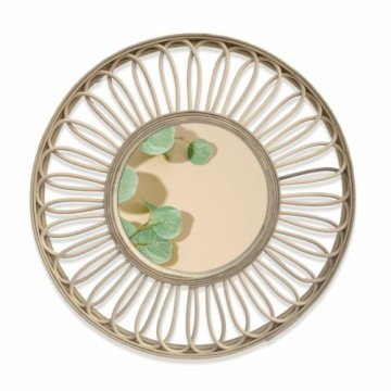 Wall mirror Versa Rattan Mirror Circular 2 x 46 x 46 cm