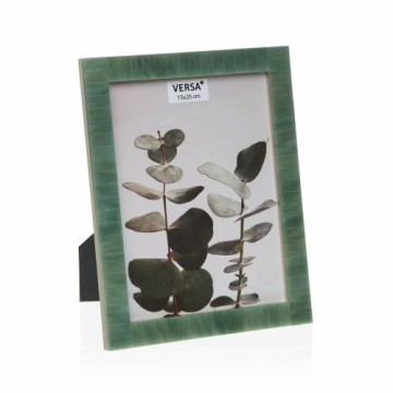 Photo frame Versa Green Plastic 1,8 x 23 x 18 cm