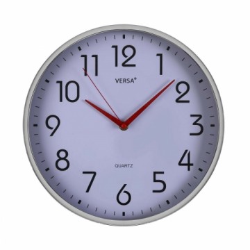 Sienas pulkstenis Versa Balts Plastmasa Kvarca Pop 4 x 30 x 30 cm