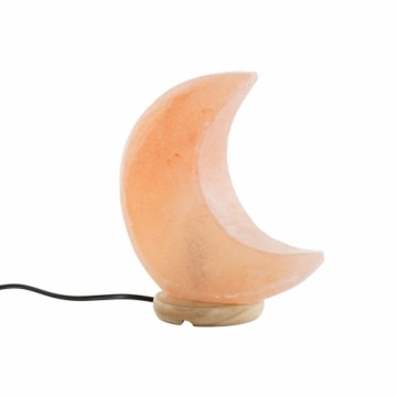 Galda lampa DKD Home Decor Rozā Sāls Akācija 15 W 220 V 20 x 10 x 23 cm