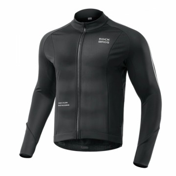 Rockbros 15400002002 long sleeve cycling jersey autumn|winter M - black