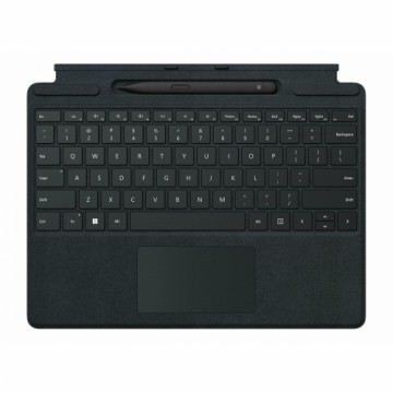 Bluetooth Keyboard with Support for Tablet Microsoft Surface Pro Signature Black German QWERTZ