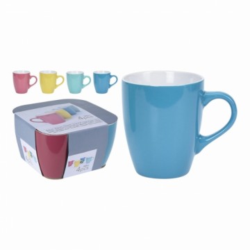 4 Piece Mug Set Lifetime Ceramic 340 ml