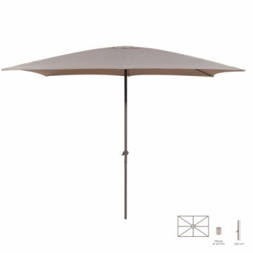 Bigbuy Garden Пляжный зонт Tessa Бежевый Алюминий 300 x 400 x 250 cm