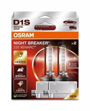 OSRAM D1S XENARC NIGHT BREAKER 220 - 3-year warranty