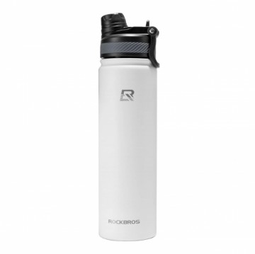 Rockbros 35210029006 bicycle thermal bottle for drinks 620 ml - white
