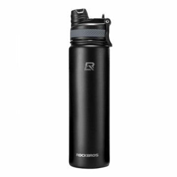 Rockbros 35210029002 bicycle thermal bottle for drinks 620 ml - black