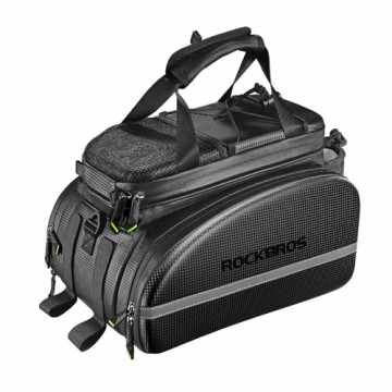 Rockbros A6-6 bicycle bag for trunk, 35 l, with fold-out pockets - black