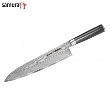 Нож для шеф-повара Samura DAMASCUS универсальный кухонный 240 мм из стали AUS 10 Damask 61 HRC (67 слоев)