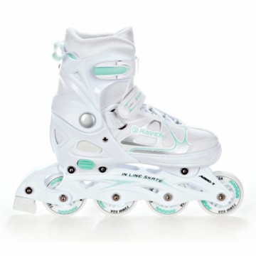 Skrituļslidas Raven Spirit White/Mint, 37-40