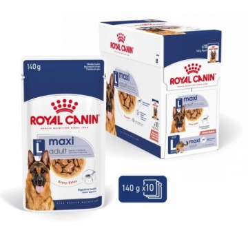 ROYAL CANIN Maxi Adult - wet dog food - 10 x 140g