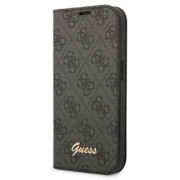 Guess PC|TPU 4G Metal Camera Outline Book Case for iPhone 14 Pro Max Black