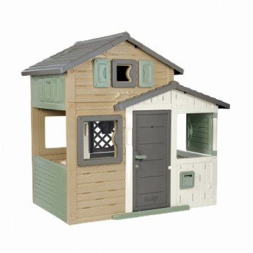 Игровой детский домик Smoby GREEN EVO FRIENDS HOUSE 175,4 x 114,3 x 162 cm