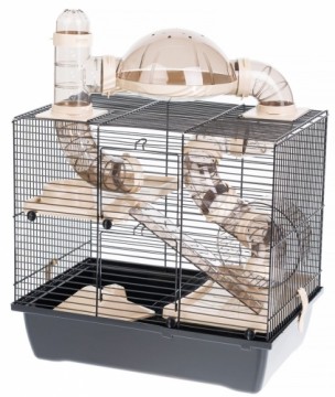 INTER-ZOO Rocky + Terrace beige - cage for a hamster