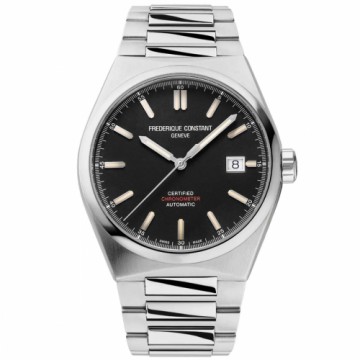 Мужские часы Frederique Constant FC-303BBG3NH6B Чёрный Серебристый