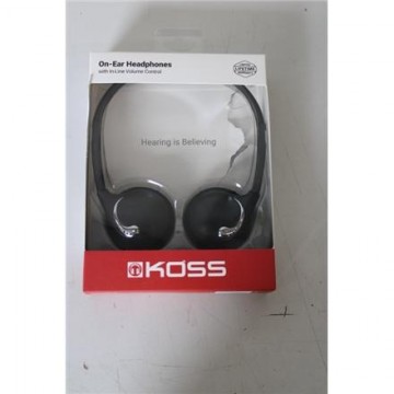 SALE OUT. Koss KPH25 Headphones, On-Ear, Wired, Black, DAMAGED PACKAGING | Headphones | KPH25k | Wired | On-Ear | DAMAGED PACKAGING | Black