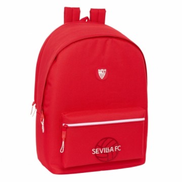 Sevilla FÚtbol Club Mugursoma Klēpjdatoram un Planšetei ar USB Pieslēgvietu Sevilla Fútbol Club Sarkans 31 x 44 x 18 cm