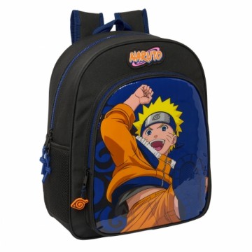 School Bag Naruto Ninja Blue Black 32 x 38 x 12 cm