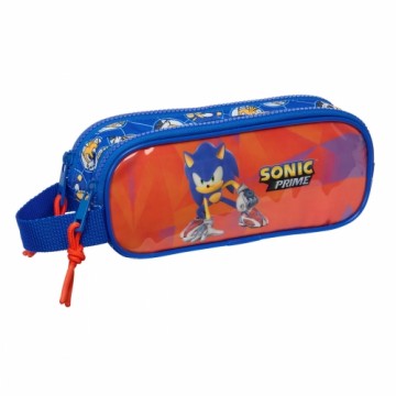 Double Carry-all Sonic Prime Blue 21 x 8 x 6 cm