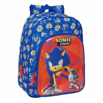 Школьный рюкзак Sonic Prime Синий 26 x 34 x 11 cm