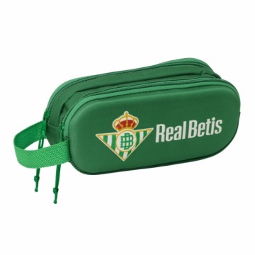 Real Betis BalompiÉ Двойной пенал Real Betis Balompié Зеленый 21 x 8 x 6 cm 3D