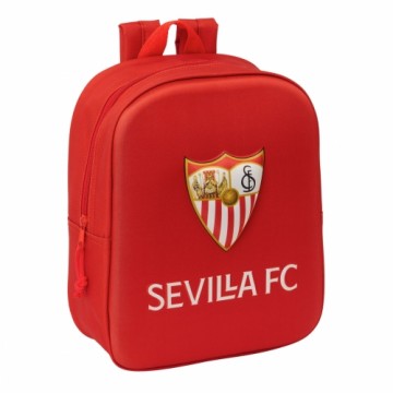 Sevilla FÚtbol Club Школьный рюкзак Sevilla Fútbol Club Красный 22 x 27 x 10 cm 3D