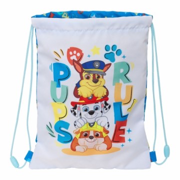 Backpack with Strings The Paw Patrol Pups rule Blue 26 x 34 x 1 cm