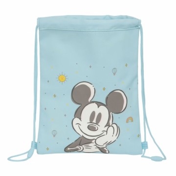 Mugursoma ar lencēm Mickey Mouse Clubhouse Baby Zils 26 x 34 x 1 cm