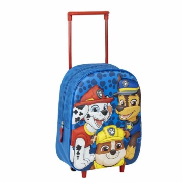 Школьный рюкзак с колесиками The Paw Patrol Синий 25 x 31 x 10 cm