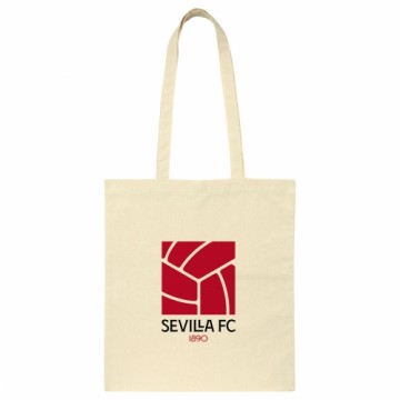 Bag Sevilla Fútbol Club Beige Cotton