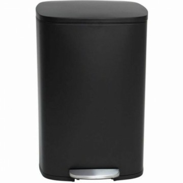 Waste bin Kitchen Move 50 L Black Matte back Metal