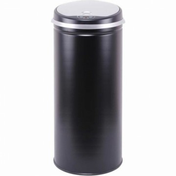 Waste bin Kitchen Move Black Stainless steel Plastic