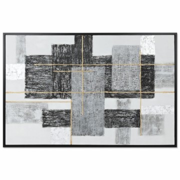 Картина Home ESPRIT Белый Чёрный Позолоченный современный 156 x 3,8 x 106 cm