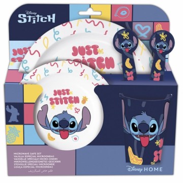 Детский набор посуды Stitch Sweet Детский (5 Предметы)