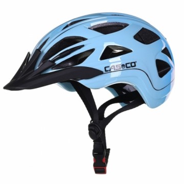 Adult's Cycling Helmet Casco ACTIV2 J Black Light Blue 52-56 cm