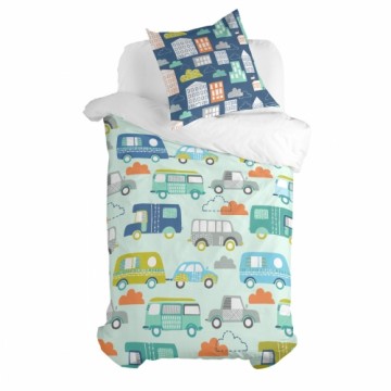 Комплект чехлов для одеяла HappyFriday Moshi Moshi Holidays Разноцветный 80 кровать 2 Предметы