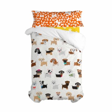 Комплект чехлов для одеяла HappyFriday Mr Fox Dogs Разноцветный 80/90 кровать 2 Предметы