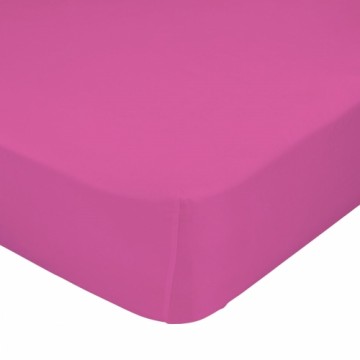 Fitted sheet HappyFriday BASIC KIDS Fuchsia 90 x 200 x 32 cm