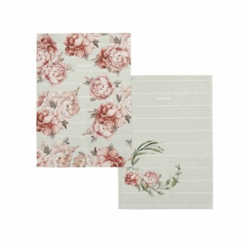 Kitchen Cloth HappyFriday Winter Peony Multicolour 70 x 50 cm (2 Units)