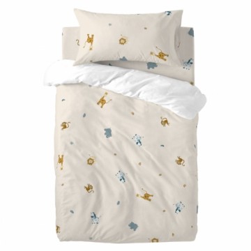 Комплект чехлов для одеяла HappyFriday Mini Animals Разноцветный Детская кроватка 2 Предметы