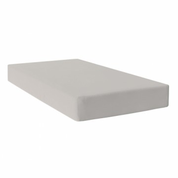 Fitted bottom sheet HappyFriday BASIC Grey 105 x 200 x 32 cm