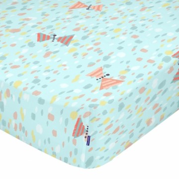 Fitted sheet HappyFriday MOSHI MOSHI Multicolour 90 x 200 x 32 cm