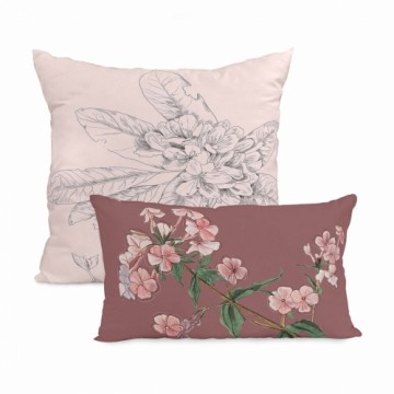 Set of cushion covers HappyFriday Blooming Multicolour 2 Pieces