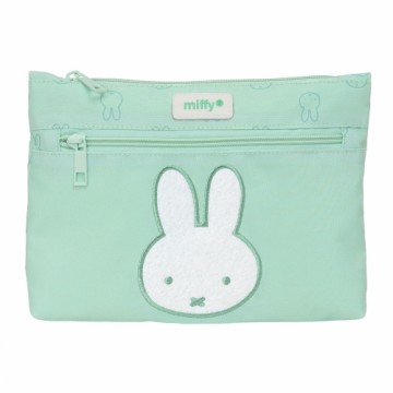 Divkāršs futrālis Miffy Menta Piparmētra 23 x 16 x 3 cm