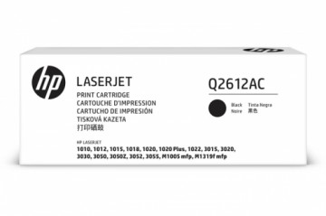 Original Toner Black HP LaserJet 1010, 1012, 1015, 1018, 1020, 1022, 3015, 3020, 3030, 3050, 3052, 3055, M1005 MFP, M1319F MFP (12AC Q2612AC), kompatybilne z Q2612A