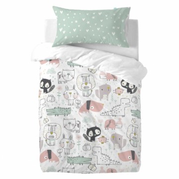 Комплект чехлов для одеяла HappyFriday Moshi Moshi Best Buddies Разноцветный Детская кроватка 2 Предметы
