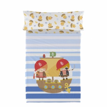 Bedding set HappyFriday Happynois Pirate Ship Multicolour Single 2 Pieces