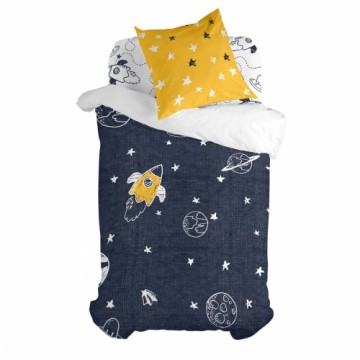 Комплект чехлов для одеяла HappyFriday Mr Fox Starspace  Разноцветный 80 кровать 2 Предметы