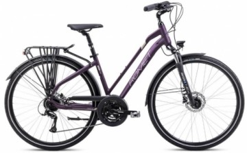 Bicycle Romet Gazela 6 2024 violet-champane-17" / M