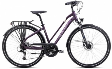 Velosipēds Romet Gazela 6 2024 violet-champane-17" / M